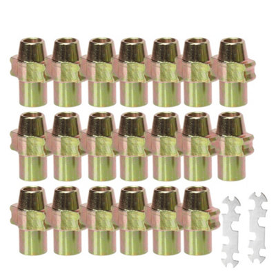 11 Pcs Replacement Blades and Wrench for Universal Locking Wheel Nut ...