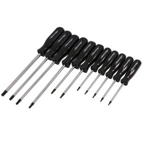 11 piece Star Screwdiver Set T6 to T40 Magnetic Tips (Neilsen CT1782)