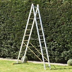 11-Rung Trade Master Pro 2 Section Combination Ladder