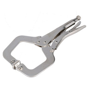 11" Welding C Clamp with Swivel Pads Fully Adjustable Quick Release Fastener 1pc