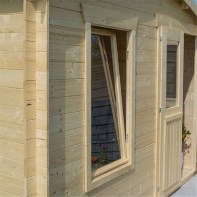 11 x 10 Retreat Apex Log Cabin (19mm Wall Thickness) - 5