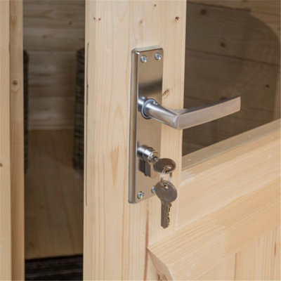 11 x 10 Retreat Apex Log Cabin (19mm Wall Thickness) - 9