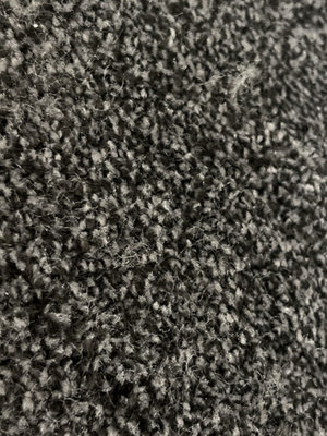 110 Keats Grey Secondary Backing Carpet, Saxony Cut Pile Carpet, Heavy ...