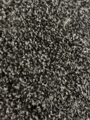 110 Keats Grey Secondary Backing Carpet, Saxony Cut Pile Carpet, Heavy Duty Carpet for Home-1m(3'3") X 4m(13'1")-4m²