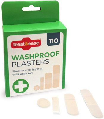 110 Waterproof Plasters & Dressing Supplies - Breathable Childrens Plasters Waterproof Assorted Plasters Kids - 9