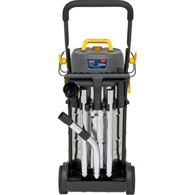 1100W Dust Free Wet & Dry Industrial Vacuum Cleaner - 38L Drum - M Class - 110V - 4