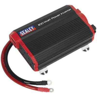 1100W Power Inverter - 12V DC to 230V 50Hz - Modified Sine Wave - LCD Display