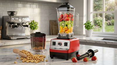  - 4500W Commercial Food Blender 2L650Ml Juicer Mixer Grinder Smoothie Maker