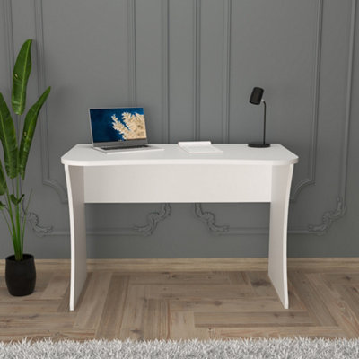 110cm Modern Desk Compact Writing Desk Laptop & Computer Table Stylish ...