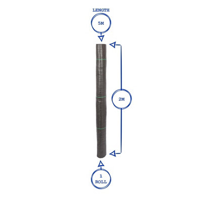 110gsm Weed Control Membrane - 2m x 5m - 3