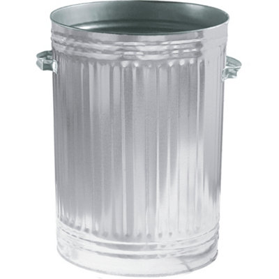 110L Galvanised Metal Bin Retro Style Steel Bin Animal Feed or Garden Bin - 3