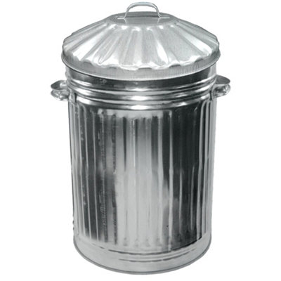 110L Galvanised Metal Bin Retro Style Steel Bin Animal Feed or Garden Bin - 7