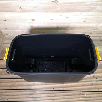 110L Heavy Duty Trunk on Wheels Sturdy - 8