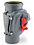110mm Vertically Assembled Anti Flooding Backwater Waste Valve Backflow Prevention