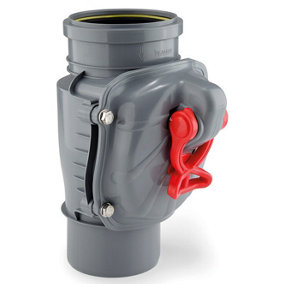 110mm Vertically Assembled Anti Flooding Backwater Waste Valve Backflow Prevention