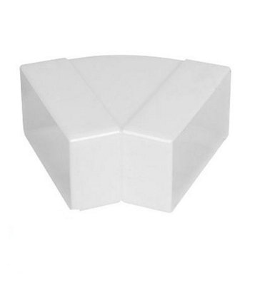 110mm x 54mm Flat Rectangular Ducting Horizontal 45 Degree Bend