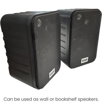 110W Bluetooth Amplifier & 2x Corner Wall Speakers Compact Wireless HiFi TV Kit - 6