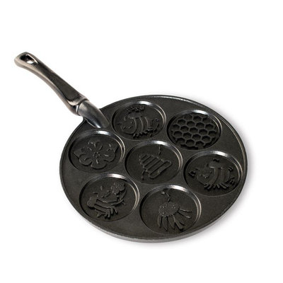 Pancake Pan: 23.5Cm Nordic Ware Honey Bee Mini Pancake Pan from B&Q