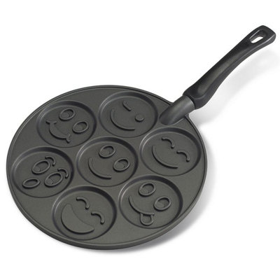 Pancake Pan: 23.5Cm Nordic Ware Smiley Face Mini Pancake Pan from B&Q