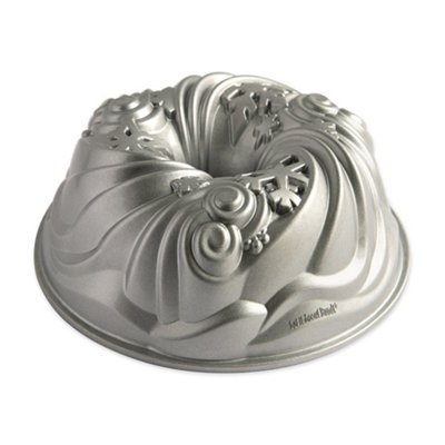 Bundt Tin: Nordic Ware Let It SnowSilver from B&Q