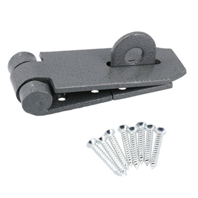 114 x 38mm Hasp & Staple Security Garage Shed Gate Door Latch Lock