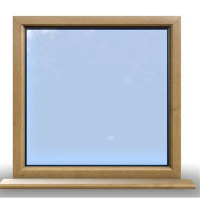 1145mm (W) x 1095mm (H) Wooden Stormproof Window - 1 Window (NON Opening) - Toughened Safety Glass