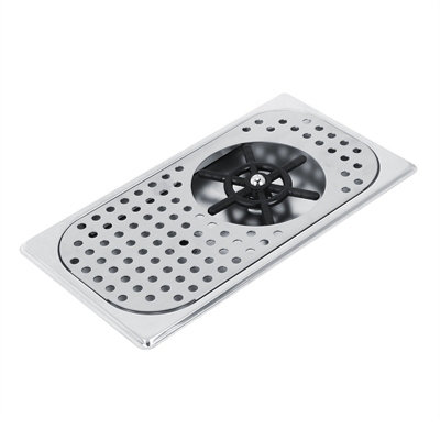 114mm 201 Stainless Steel Milk Tea Cup Washer Cleaner Glass Rinser with G1/2in Connection