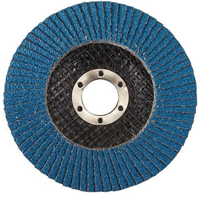 115mm 40 Grit Zirconium Flap Disc For Angle Grinder Grinding Metal