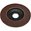 115mm Aluminium Oxide Flap Disc - 22mm Bore - Depressed Centre Disc - 60 Grit