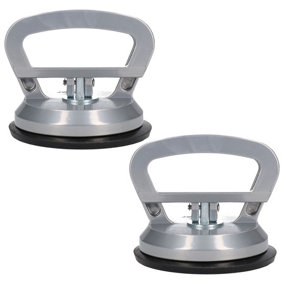 115mm Aluminium Suction Pad Cup Holder Lifting Glass Lifter Dent Puller 2 Pack
