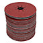 115mm Coarse 36 Grit Fibre Sanding Abrasive Discs For Wood Metal 4-1/2" 100pk