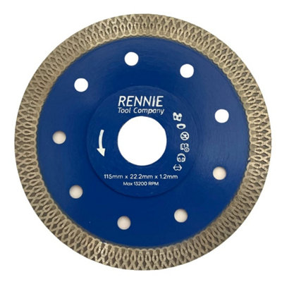115mm Diamond Saw Blade Cutting Disc 1.4mm Super Thin Turbo Disk For Angle Grinder For Cutting Porcelain Tiles Ceramics ETC