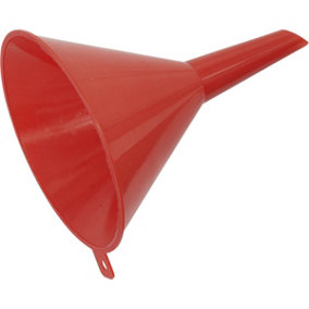 115mm Funnel with Straight Fixed Spout - Integral Hanging Eye - Ventilation Tube