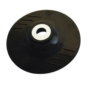 115mm Rubber Backing Pad For Fiber Discs Fits M14x2 Angle Grinder