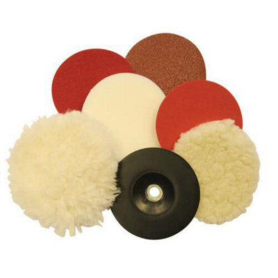 115mm Sanding & Polishing Kit Angle Grinders Accessories Buffing