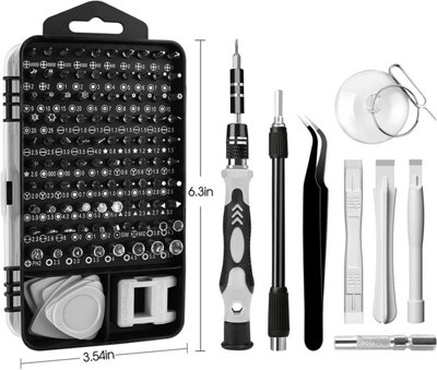 117IN1 MAGNETIC PRECISION SCREWDRIVER SET COMPUTER PC PHONE REPAIR TOOL ...