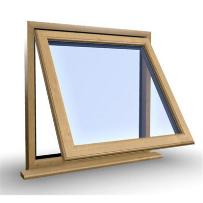 1195mm (W) x 1045mm (H) Wooden Stormproof Window - 1 Window (Opening) - Toughened Safety Glass - 6