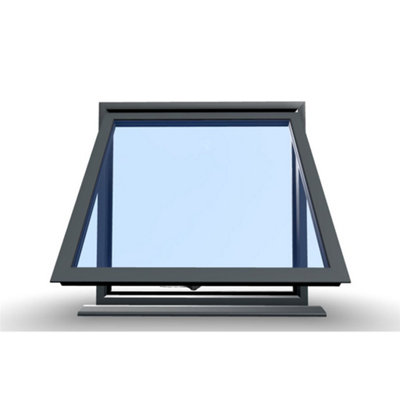 1195mm (W) x 1095mm (H) Aluminium Flush Casement Window - 1 Opening Window - Anthracite Internal & External