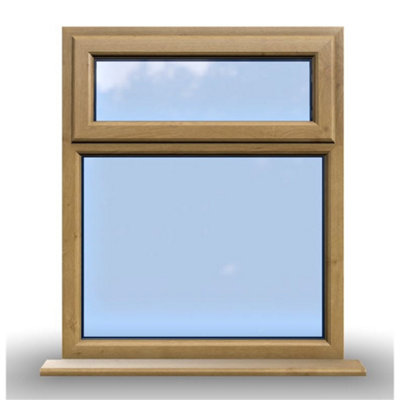 1195mm (W) x 895mm (H) Wooden Stormproof Window - 1 Top Opening Window -Toughened Safety Glass - 7