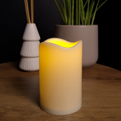 11cm Battery Operated Cream Flickering Flameless LED Candle Price Comparisons | Compare The Build