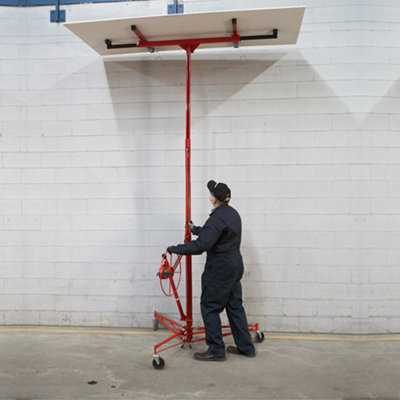 11ft Red Professional Drywall Lifter Panel Hoist Jack Tool Panel Sheet ...