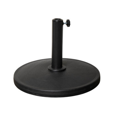 11kg Black Heavy Duty Round Garden Patio Parasol Umbrella Base - 7