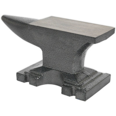 11kg Cast Iron Anvil - Single Bick - 170 x 90mm Working Surface - Bench Mounted