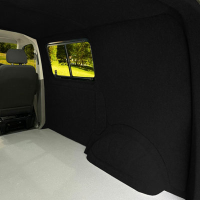 11m2 Van Carpet Lining 4 Way Stretch - Black - 9