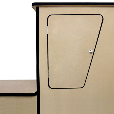 11m2 Van Lining Carpet Super Stretch Kit Anthracite Dark Grey with Camper Motor Home Kitchen Unit - 5