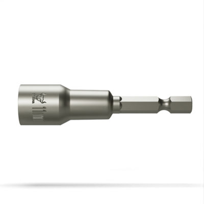 11mm Bi-Hex Nut Driver - 65mm Long with 1/4" Hexagon Drive Suitable for Cladding and Roofing (Pack of 2) - 5