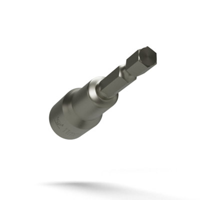 11mm Bi-Hex Nut Driver - 65mm Long with 1/4" Hexagon Drive Suitable for Cladding and Roofing (Pack of 2) - 6
