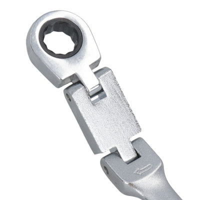 11mm Metric Double Jointed Flexi Ratchet Combination Spanner Wrench 72 Teeth