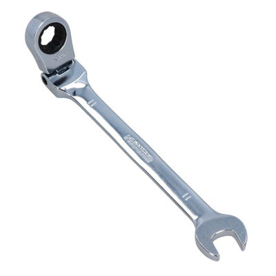 11mm Metric Flexi Head Ratchet Combination Spanner Wrench 72 Teeth