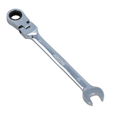 11mm Metric Flexi Head Ratchet Combination Spanner Wrench 72 Teeth